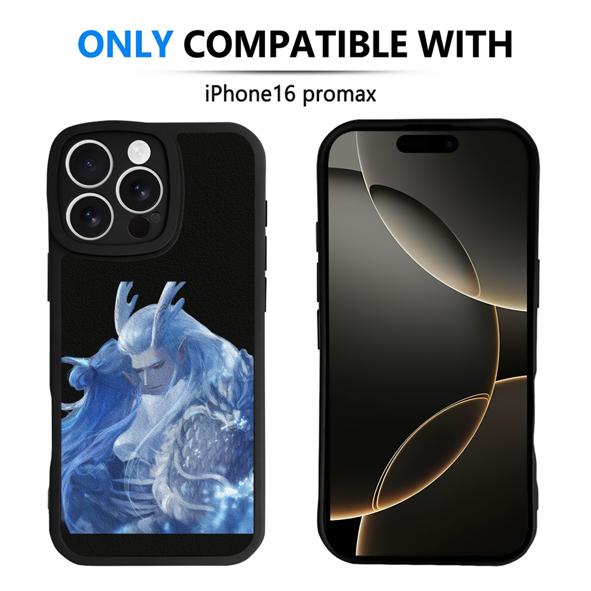 （画像用） Ne Zha 2 ナタ 魔童の大暴れ 【iPhone 16シリーズ対応】シリコンスマホケース（レザー調） 材質：シリコン